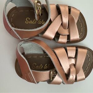 Saltwater Sandals - rose gold 5